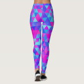 Kleurrijke Driehoeken Leggings (Achterkant)