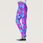 Kleurrijke Driehoeken Leggings (Links)