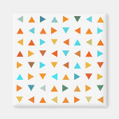 Kleurrijke driehoeken magneet (Voorkant)