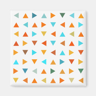 Kleurrijke driehoeken magneet