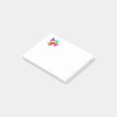 Kleurrijke Driehoeken Notities Post-it® Notes (Schuin)