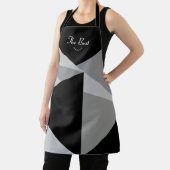 Kleurrijke Driehoeken Patroon Ontwerp Schort (Insitu)