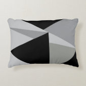 Kleurrijke Driehoeken Patroonontwerp Accent Kussen (Voorkant)