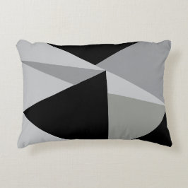 Kleurrijke Driehoeken Patroonontwerp Accent Kussen