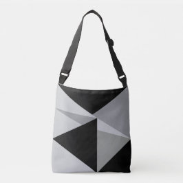 Kleurrijke Driehoeken Patroonontwerp Crossbody Tas