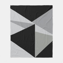 Kleurrijke Driehoeken Patroonontwerp Fleece Deken