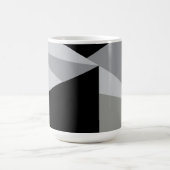 Kleurrijke Driehoeken Patroonontwerp Koffiemok (Center)