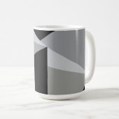 Kleurrijke Driehoeken Patroonontwerp Koffiemok (Voorkant rechts)