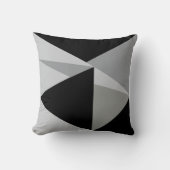 Kleurrijke Driehoeken Patroonontwerp Kussen (Voorkant)