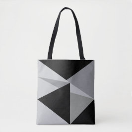 Kleurrijke Driehoeken Patroonontwerp Tote Bag