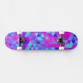 Kleurrijke driehoeken persoonlijk skateboard (Horizontaal)