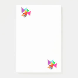 Kleurrijke Driehoeken  Post-it® Notes