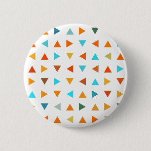 Kleurrijke Driehoeken Ronde Button 5,7 Cm