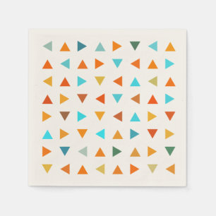 kleurrijke driehoeken servet