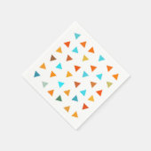 Kleurrijke driehoeken servetten (Hoek)