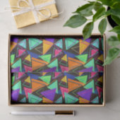 Kleurrijke Driehoeken Tissuepapier (Geschenk)