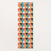 kleurrijke driehoeken yogamat (Achterkant)