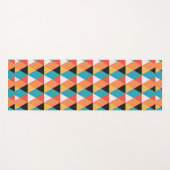 kleurrijke driehoeken yogamat (Voorkant (horizontaal))