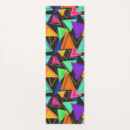 Kleurrijke driehoeken yogamat