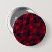 Kleurrijke driehoekspatroon ronde button 7,6 cm (Voorkant /achterkant)