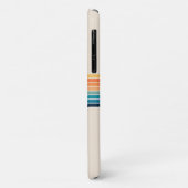 Kleurrijke drievoudige retro bogen Case-Mate iPhone case (Achterkant/links)