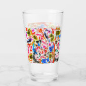 Kleurrijke drink glazen droogtrommel (Achterkant)