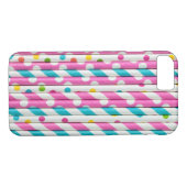 kleurrijke drink rietjes Case-Mate iPhone case (Achterkant (Horizontaal))