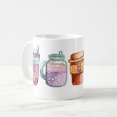 Kleurrijke Drinken Koffiemok (Voorkant links)