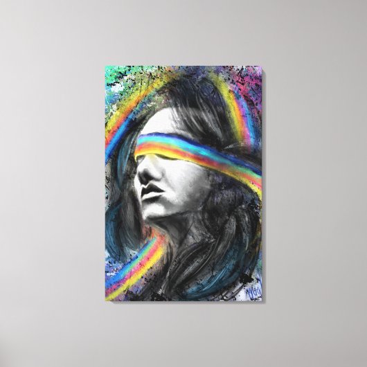 Kleurrijke droom canvasprint - Schilderij Canvas Afdruk (Voorkant)