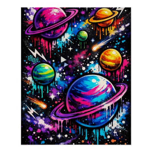 Kleurrijke Droom Slaapkamer Decoratie (Voorkant)