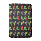 Kleurrijke druiven badmat (Voorkant Verticaal)