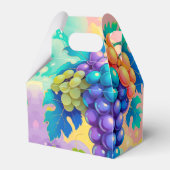 Kleurrijke druiven bedankdoosjes (Voorkant Zijde)