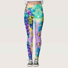 Kleurrijke druiven leggings