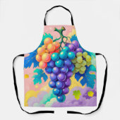 Kleurrijke druiven schort (Voorkant)