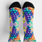 Kleurrijke druiven sokken (Top)