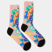 Kleurrijke druiven sokken (Rechts)