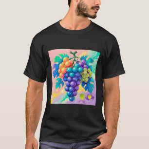 Kleurrijke druiven t-shirt
