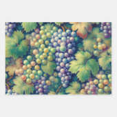 Kleurrijke Druivenpatroon Decoupage Inpakpapier Vel (Voorkant 2)