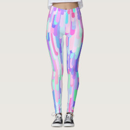 Kleurrijke druppels leggings