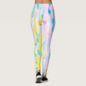 Kleurrijke druppels leggings (Achterkant)