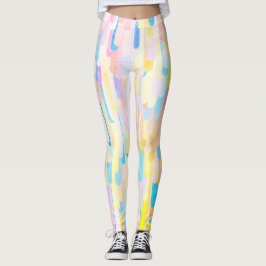 Kleurrijke druppels leggings