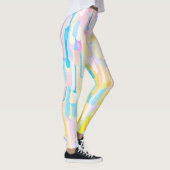 Kleurrijke druppels leggings (Rechts)