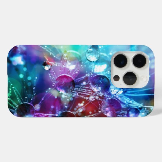 Kleurrijke druppeltjes Case-Mate iPhone case (Achterkant (horizontaal))