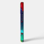 Kleurrijke druppelverf Case-Mate iPhone case (Achterkant / Links)