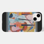 Kleurrijke dubbele bas Abstract Case-Mate iPhone Case (Achterkant (horizontaal))