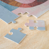 Kleurrijke dubbele bas Abstract Legpuzzel (Zijkant)