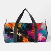 Kleurrijke Duffel Tas (Achterkant)