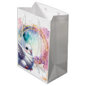 Kleurrijke Duif Medium Cadeauzakje (Achterkant Gekanteld)