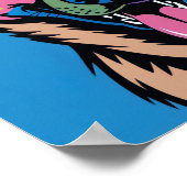 Kleurrijke Duitse Herders Pop Art Poster (Hoek)