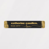 Kleurrijke dunne kaars Tamper-Proof Seal Label (Design 1)